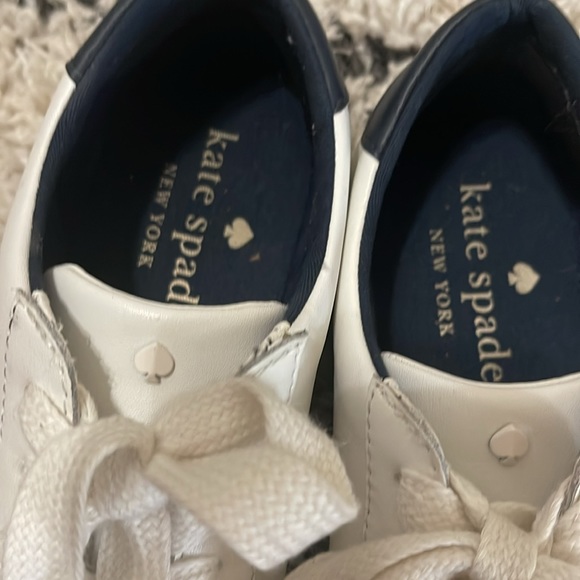 Kate Spade White Sneakers, size 6.5, preowned - Picture 9 of 10